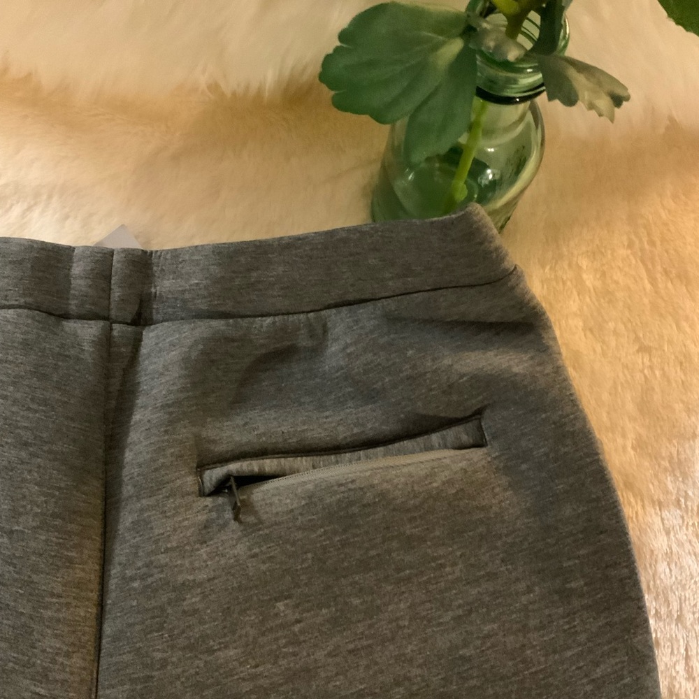NWT Express - Gray drawstring waist, straight leg pantsuit. Sz S - Picture 4 of 11